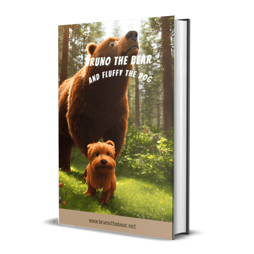 Bruno the Bear and Fluffy the Dog