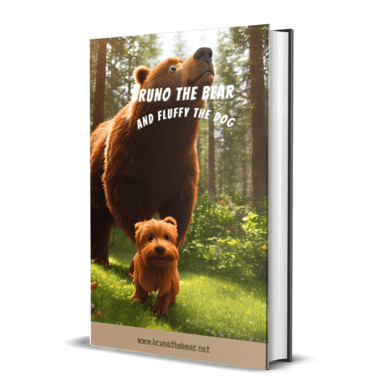 Bruno the Bear and Fluffy the Dog