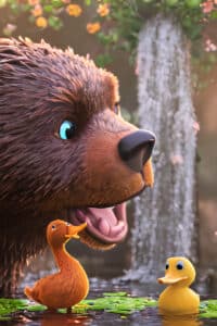 Bruno the Bear and Blue the Bird